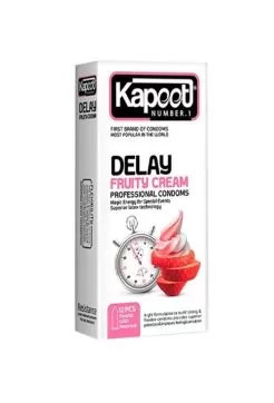 تصویر کاندوم Delay fruity cream تاخیری کاپوت 12 عددی