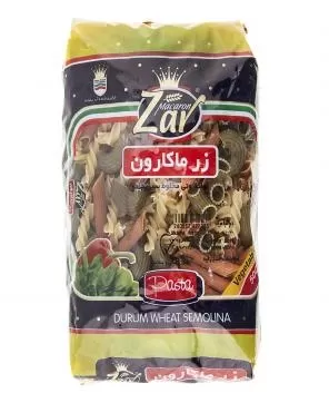 تصویر ماکارونی فرمی میکس سبزیجات زر ماکارون 500 گرمی