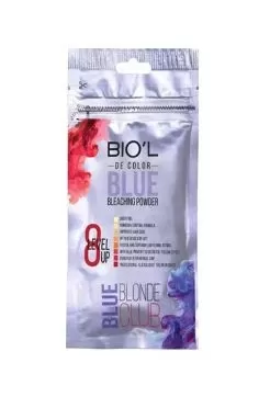 تصویر پودر دکلره آبی فاقد غبار مدل Blonde Club بیول 50 گرمی