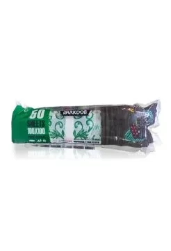 تصویر سفره یکبار مصرف سایز 100 در100 طرح گلیمی سبز دارکوب 50 متری