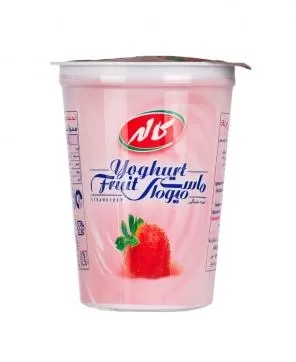 تصویر ماست توت فرنگی کاله 450 گرمی