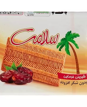 تصویر بیسکوییت خرمایی بدون شکر سلامت 240 گرمی