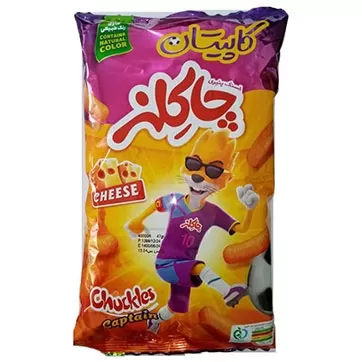 تصویر اسنک پنیری کاپیتان چاکلز 52 گرمی