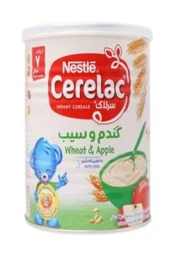 تصویر سرلاک گندم و سیب از پایان 7 ماهگی نستله 400 گرمی