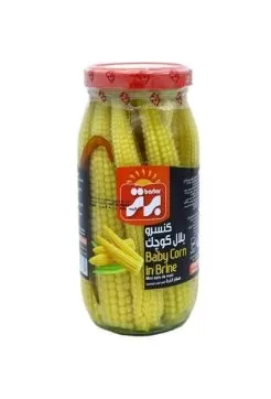 تصویر کنسرو بلال کوچک قطعه شده برتر 450 گرم
