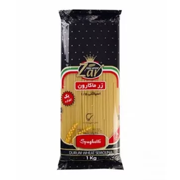 تصویر اسپاگتی قطر 1.5 زر ماکارون 1000 گرمی