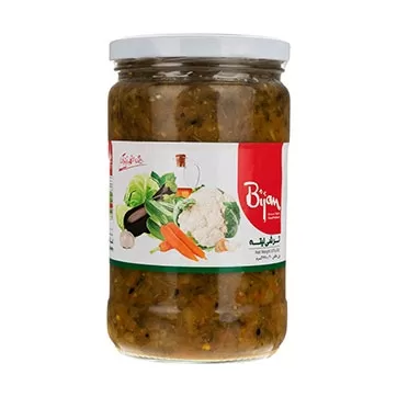 تصویر ترشی مخلوط لیته بیژن 670 گرمی