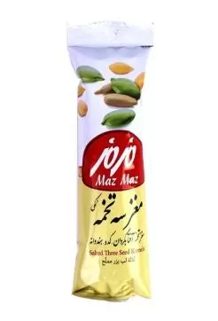 تصویر مغز سه تخمه نمکی مزمز 30 گرمی