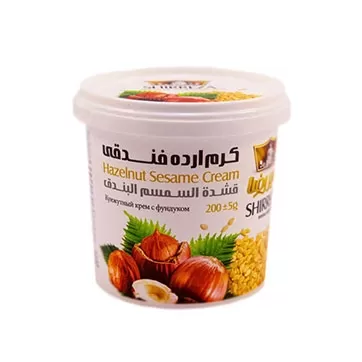 تصویر کرم کنجد فندقی شیررضا 200 گرمی