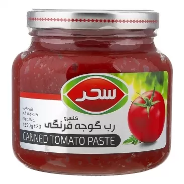 تصویر رب گوجه فرنگی سحر شیشه 1550 گرمی