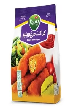 تصویر کراکت مرغ و پنیر پمینا 1 کیلوگرمی