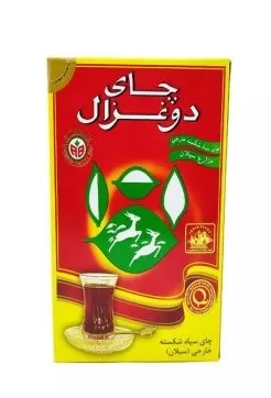 تصویر چای شکسته ساده دو غزال 500 گرمی