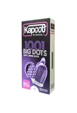 تصویر کاندوم Big dots هزار و یک خار درشت کاپوت 10 عددی