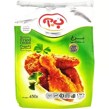 تصویر مرغ کنتاکی ب.آ 450 گرمی