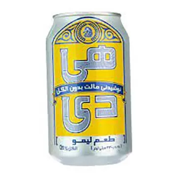 تصویر ماءالشعیر لیمو هی دی قوطی 330 میلی لیتری