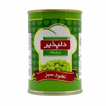 تصویر کنسرو نخودسبز دلپذیر 420 گرمی