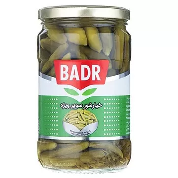 تصویر خیارشور سوپر ویژه بدر 630 گرمی