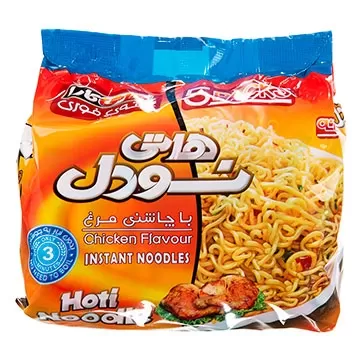 تصویر نودل مرغ هاتی کارا پک 5 عددی