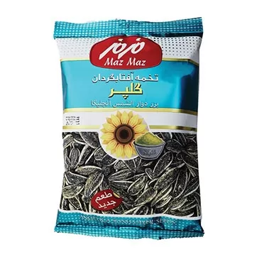 تصویر تخمه آفتابگردان گلپر مزمز 105 گرمی