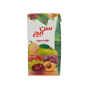 تصویر آبمیوه هفت میوه سن ایچ 200 میلی لیتری