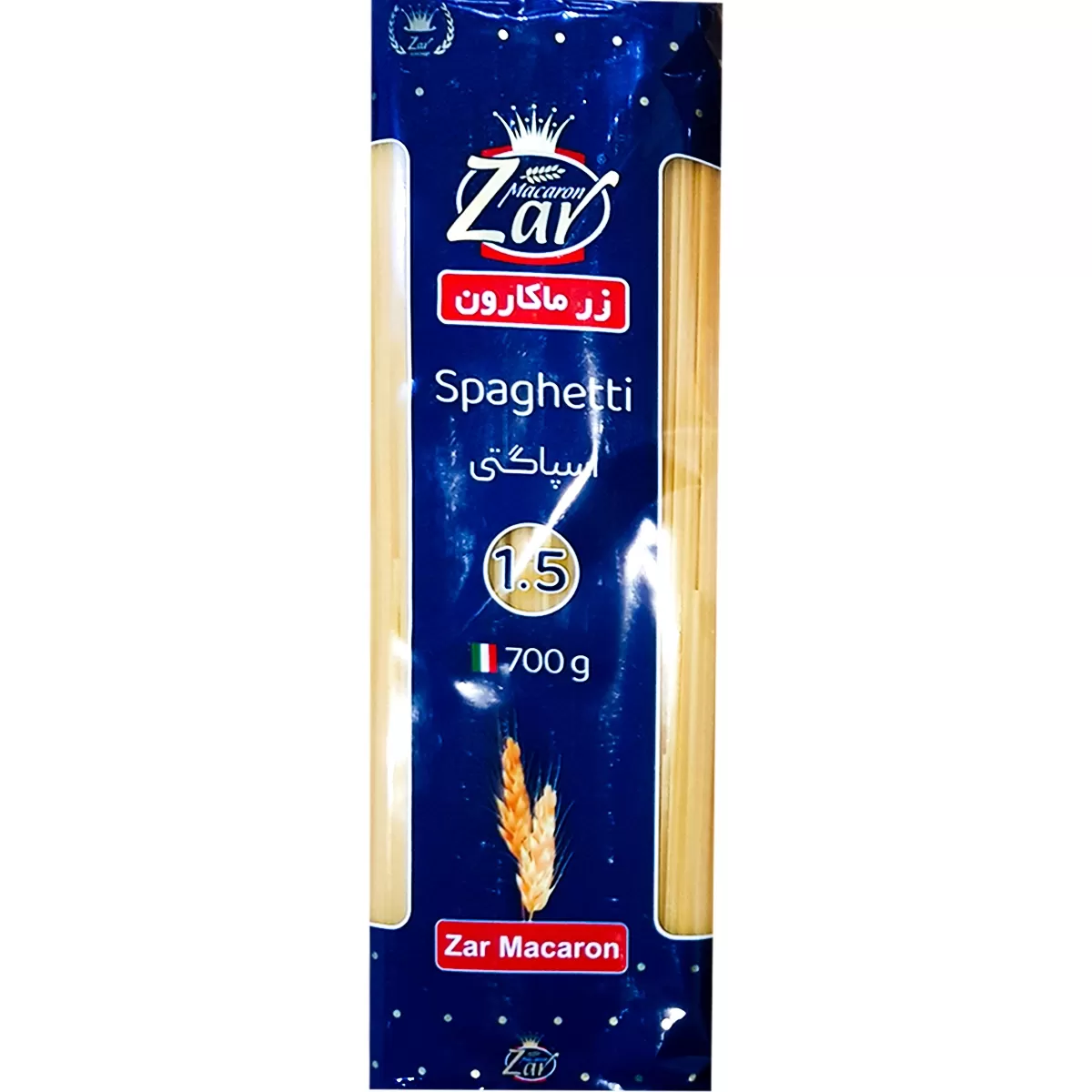 تصویر اسپاگتی 1.5 زر ماکارون 700 گرمی