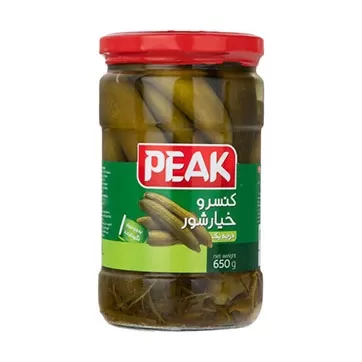 تصویر خیارشور درجه یک پیک 650گمی