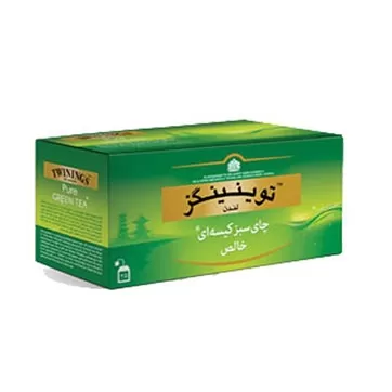 تصویر چای سبز کیسه ای توینینگز 25 عددی