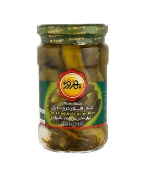 تصویر خیارشور درجه یک بهروز 660 گرمی