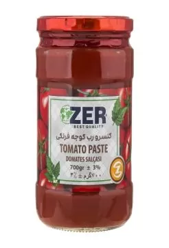 تصویر رب گوجه فرنگی زیر شیشه 700 گرمی