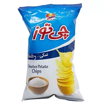 تصویر چیپس با طعم ساده پذیرایی چی توز 450 گرمی