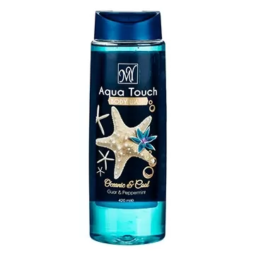 تصویر شامپو بدن خنک کننده حاوی عصاره نعناع فلفلی و گوار مدل Aqua Touch مای 420 میلی‌لیتری
