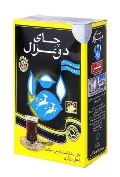 تصویر چای سیاه شکسته معطر ارل گری دو غزال 250 گرمی