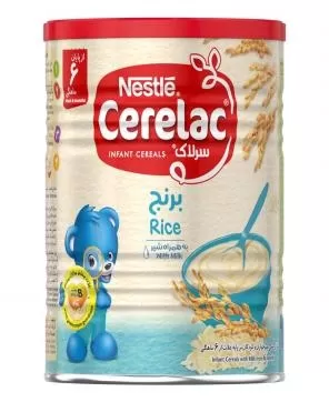 تصویر سرلاک برنج از پایان 6 ماهگی نستله 400 گرمی