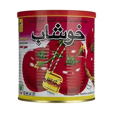تصویر رب گوجه فرنگی خوشاب قوطی 800 گرمی