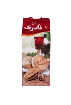 تصویر کلوچه با مغزی گردو نادری 12 عددی 600 گرم
