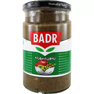 تصویر زیتون پرورده بدر 610 گرمی