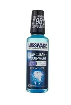 تصویر دهان شویه و خوشبو کننده مدل DEEP CLEAN میسویک پت 400 میلی لیتری