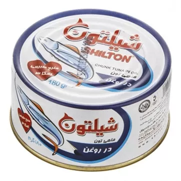 تصویر تن ماهی در روغن شیلتون 180 گرمی