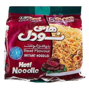 تصویر نودل گوشت هاتی کارا پک 5 عددی