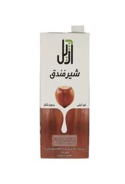 تصویر شیر فندق غیر لبنی غنی شده بدون شکر آژیل 1000 میلی لیتری