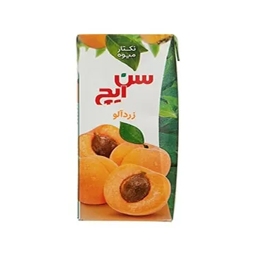 تصویر آبمیوه زردآلو سن ایچ 200 میلی لیتری