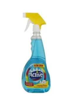 تصویر اسپری پاک کننده شیشه آبی اکتیو 500 میلی لیتری
