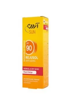 تصویر کرم ضدآفتاب کرم پودری بژ طبیعی spf90 مناسب پوست های معمولی و خشک آردن 50 میلی لیتری