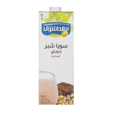 تصویر شیر سویا با طعم کاکائو مانداسوی 1000 میلی لیتری
