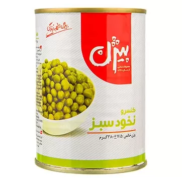 تصویر کنسرو نخود فرنگی قوطی 380گرمی