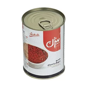 تصویر کنسرو خوراک بادمجان 380 گرمی