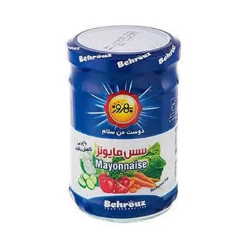 تصویر سس مایونز با چربی کاهش یافته بهروز 900 گرمی