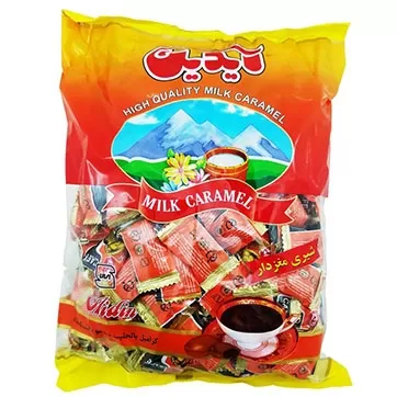 تصویر کارامل شیری مغزدار آیدین 1000 گرمی