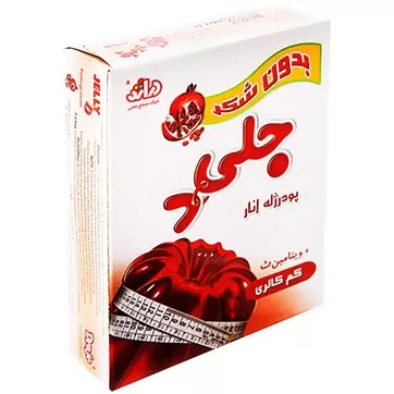 تصویر پودر ژله انار بدون شکر دراژه 25 گرمی
