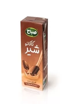 تصویر شیر کاکائو کم چرب صباح 200 میلی لیتری